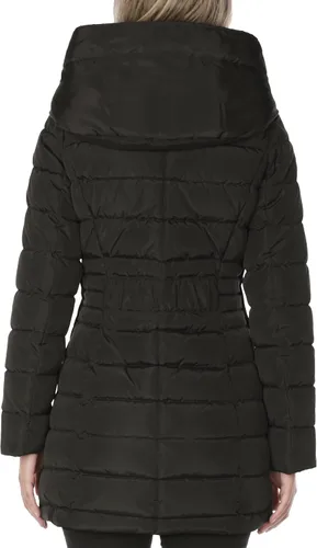 Vista 5 de LAUNDRY BY SHELLI SEGAL Chaqueta acolchada 34 para mujer con capucha y ribete de terciopelo