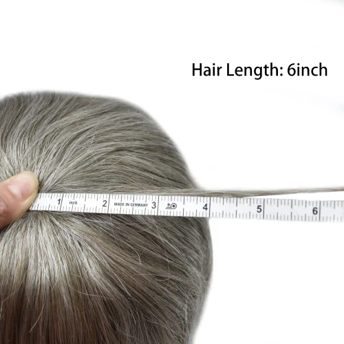 Vista 102 de Mens Toupee Natural Hairline Swiss Lace Toupee Remy Human Hair Piece For Men Bleached Knots Mens Hair Replacement System Toupee 6X8#1 Jet Black 100%