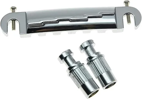 Vista 8 de Cordal de puente envolvente de guitarra eléctrica negra para Les Paul LP Junior Negro