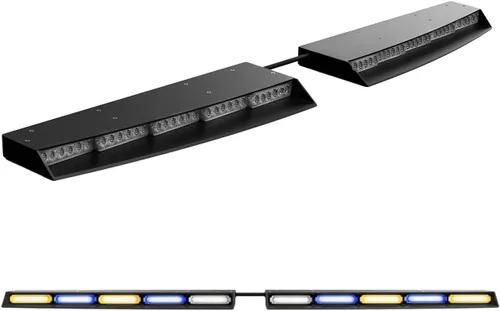 Vista 11 de Raptor Elite Striker-TIR - Barra de luz LED para visera interior (ámbar)