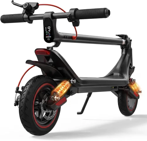 Vista 9 de Scooter eléctrico para adultos, motor de 500 W, 21/19 MPH, neumático Gris