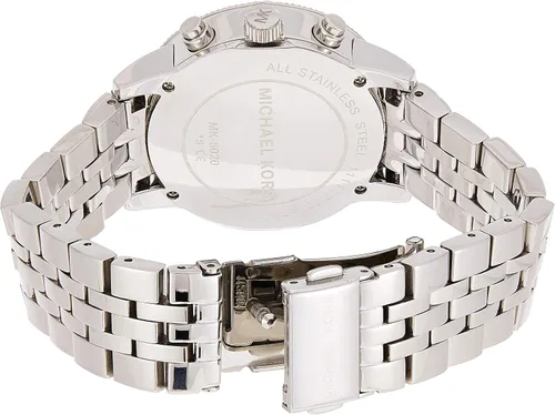 Vista 2 de Michael Kors Ritz MK5020 reloj en tono plateado para mujer