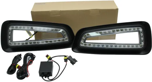 Vista 2 de Auto-Tech - Kit de 2 luces LED de circulación diurna LED DRL para Ford F150 F-150 2010-2014