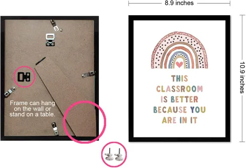 Vista 6 de This Classroom Is Better Because You Are In It, Boho Classroom Decor, Classroom Poster, Playroom Decor, Acceptance Sign, Teacher Sign, Back to