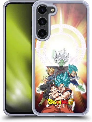 Vista 31 de Head Case Designs Funda de gel con licencia oficial de Dragon Ball Super Group Future Trunks Arc Characters [protección de grado militar] compatible