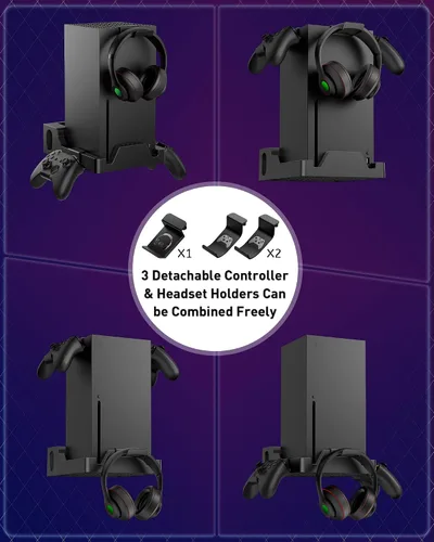 Vista 6 de Kit de montaje en pared para consola Xbox Series X