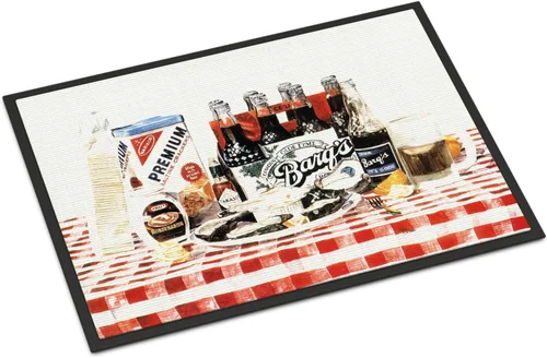 Vista 25 de Caroline's Treasures 1006MAT Pass Bait Shop - Felpudo de 18 x 27 pulgadas, para interiores y exteriores, para entrada, antideslizante, lavable