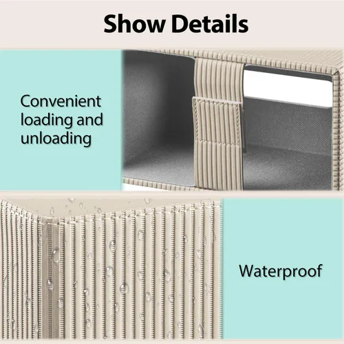 Vista 5 de Funda rectangular grande para caja de pañuelos con cinturón inferior, se adapta a 230 unidades Kleenex, moderno soporte dispensador de pañuelos
