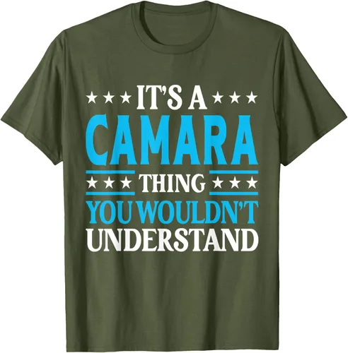 Vista 5 de It's A Camara Thing Surname Funny Family Last Name Camara T-Shirt