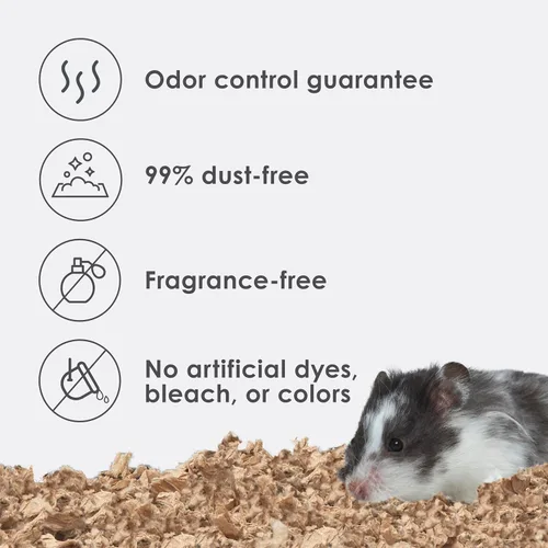 Vista 3 de Ropa de cama limpia y tierna para animal pequeño Kaytee, Natural