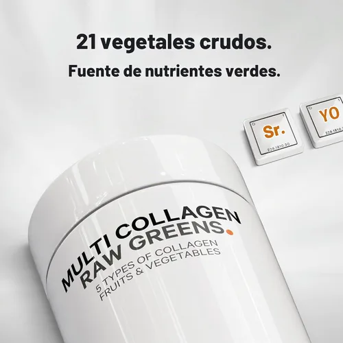 Vista 4 de Codeage Proteína de colágeno múltiple + suplemento de cápsulas orgánicas de superalimentos de verduras crudas, 21 frutas y verduras, péptidos