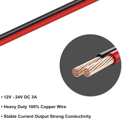 Vista 3 de DOCA Adaptador de vehículo CC Lightning Cargador de coche Cable de fuente de alimentación de 4 pies de largo para reproductor de DVD portátil