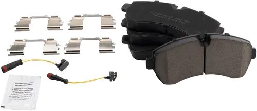 Vista 35 de TRQ Juego de pastillas de freno delantero y rotores con revestimiento de cerámica compatible con Jeep Compass Patriot 2017