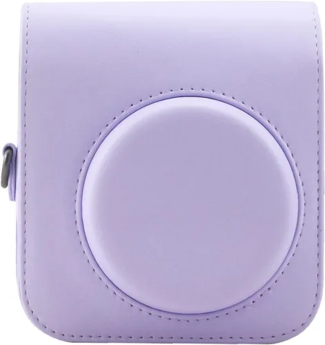 Vista 10 de Funda protectora compatible con cámara Fujifilm Instax Mini 12 de película instantánea con bolsillo para accesorios y correa ajustable (azul)