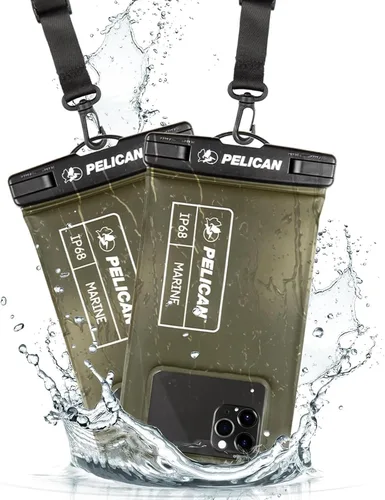 Vista 14 de Pelican Marine - Bolsa impermeable para teléfono IP68 con bolsillo de almacenamiento (grande) - Estuche impermeable flotante para teléfono