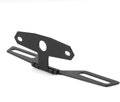 Vista 7 de Soporte de placa abatible ajustable universal - Soporte de luz trasera para motocicleta ATV