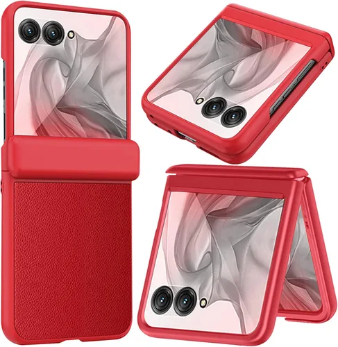 Vista 13 de NINKI Funda para Motorola Razr 60 Ultra con protector de pantalla integrado, protección de bisagra a prueba de golpes, resistente, ultra delgada