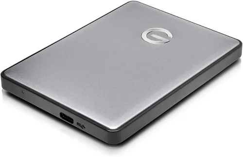 Vista 3 de G-Technology G-DRIVE Mobile USB-C (USB 3.1) Disco duro externo portátil de 1 TB, gris espacial - 0G10265