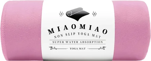 Vista 20 de MIAOMIAO Juego de toallas antideslizantes para yoga caliente, microfibra súper absorbente, 24.5 x 72 pulgadas, diseño antideslizante, sin lesiones