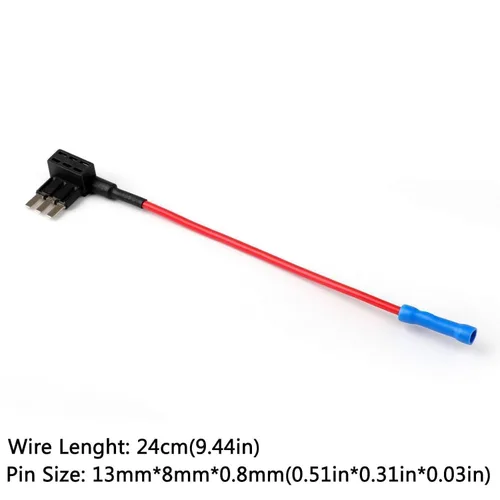 Vista 6 de Grifo de fusible para añadir un circuito para automóvil, 3 clavijas, 32 V, 5A-30 A, adaptador de fusible para agregar un circuito, adaptador