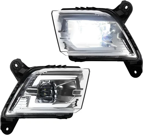 Vista 82 de Shocklight Luces antiniebla LED de repuesto para Dodge Ram 1500 2009-2012, Dodge Ram 2500 3500 2010-2018 Lámparas antiniebla izquierda y derecha