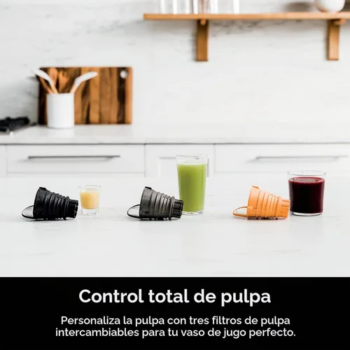 Vista 8 de Ninja JC101 Cold Press Pro Juicer, fácil de limpiar, 1ª generación, grafito