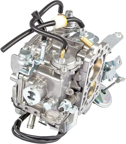 Vista 7 de Carburador de 2 barriles TOY-505 Compatible con camioneta To-yo-ta 22R Motor 1981-1987 con enchufe redondo 2.4L 2366cc 21100-35290 21100-35240