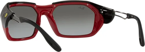 Vista 6 de Ray-Ban Rb4367m Scuderia Ferrari Collection Rectangular Sunglasses