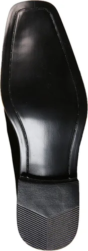 Vista 4 de Viotti Formal Oxford 179 Style - Zapatos de vestir para hombre, satén a rayas y esmoquin de patente