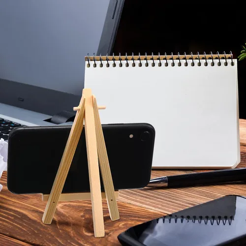 Vista 6 de Thenshop - Paquete de 40 mini caballetes de madera de 6 pulgadas