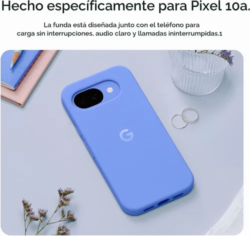 Vista 2 de Google Funda para Pixel 10a - Funda de silicona resistente a las manchas Baya