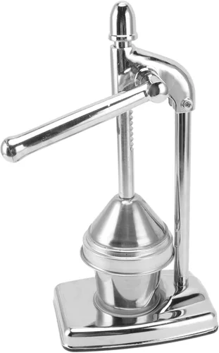 Vista 8 de Exprimidor manual de naranja, prensador de frutas de acero inoxidable con mango de goma ergonómico para jugo de naranja