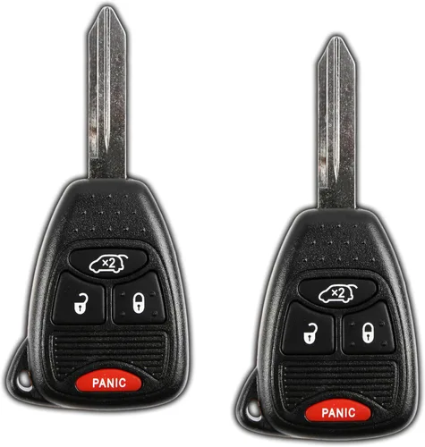 Vista 11 de KeylessOption Llavero para 2004 2005 2006 2007 2008 2009 2010 2011 2012 2013 2014 2015 2016 Chrysler 300 Dodge Durango Ram Jeep Cherokee Remote, 4
