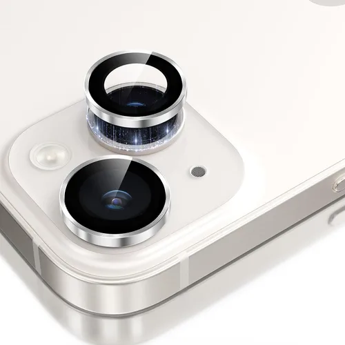 Vista 25 de GolbinBox Protector de lente de cámara para iPhone 13 Pro/13 Pro Max, ajuste invisible 1:1, vidrio templado 9H, funda individual de metal ultra HD