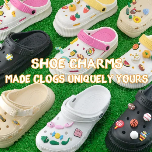 Vista 2 de RJ-Sport Dijes para zapatos, bonitos, divertidos y llamativos widgets de decoración de zapatos para niños y adolescentes, mujeres y niñas