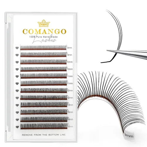 Vista 45 de CoMango Spikes - Extensiones de pestañas Flora 5D, color negro mate