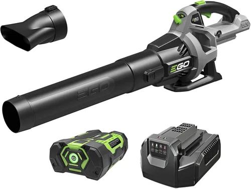 Vista 10 de EGO POWER+ Soplador de hojas eléctrico inalámbrico, 530 CFM, con batería - LB5302