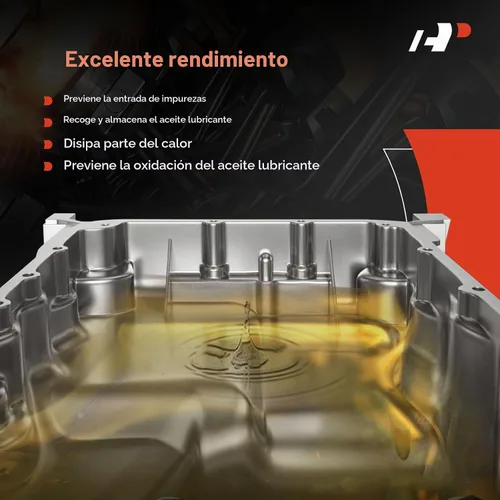 Vista 4 de A-Premium - Sump de aceite de motor con tapón de drenaje