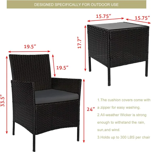 Vista 7 de Muebles de patio al aire libre, taburetes giratorios de 360 grados, sillas de bar, tela de malla de textileno, taburetes altos de bistró, muebles