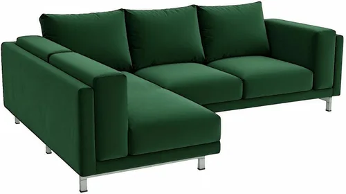 Vista 8 de Fundas de sofá de algodón resistentes compatibles con IKEA Nockeby de tres asientos (ancho: 98.8 in, no 79.9 in), funda de sofá