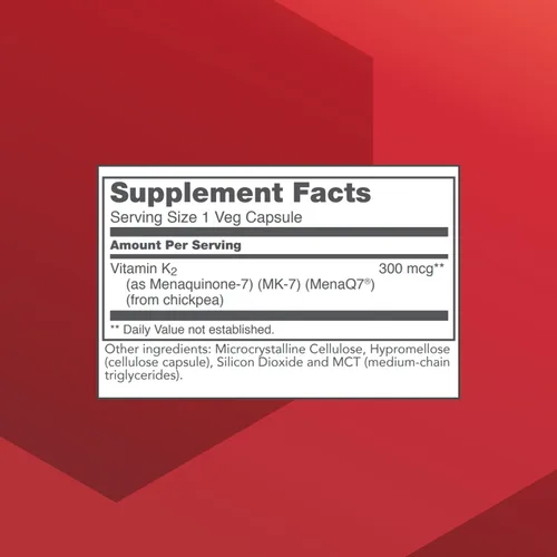 Vista 2 de PROTOCOL FOR LIFE BALANCE Vitamina K2 MK-7 300mcg, salud ósea*, 60 cápsulas