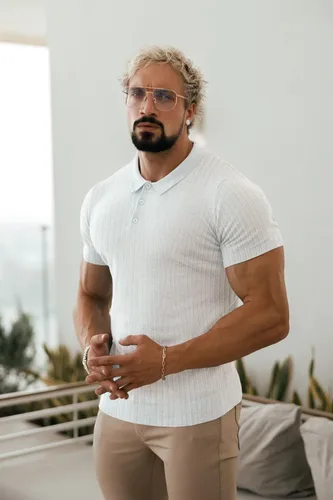 Vista 3 de Muscle Cmdr Camisa de manga larga y corta para hombre, camiseta casual de algodón