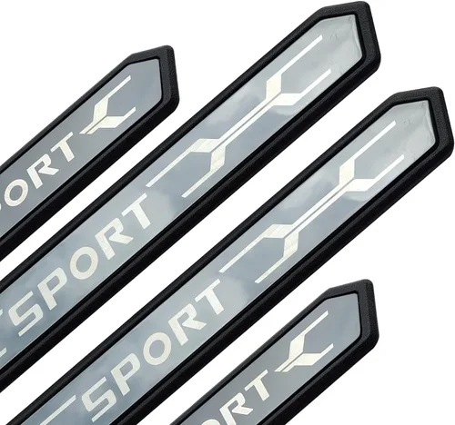 Vista 6 de Protector de umbral de puerta de automóvil, para Toyota Rav4 Corolla Cross 2019 2022, accesorios de protección de borde de puerta de automóvil