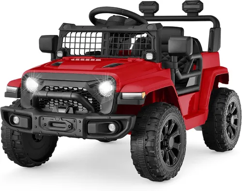 Vista 8 de Productos de la mejor elección, juguete de paseo para niños de 6V, mini camioneta, auto eléctrico de juego con control remoto para padres