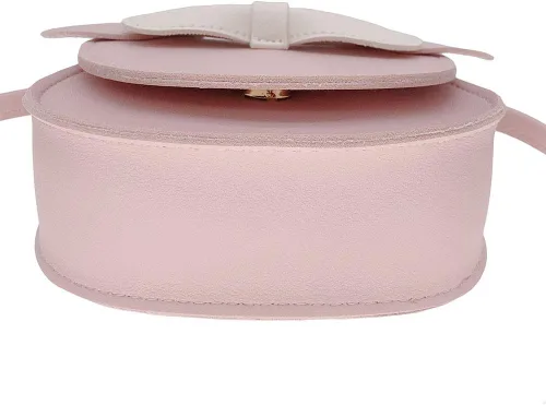 Vista 5 de Mini bolso cruzado de hombro para niñas pequeñas con lindo lazo de oreja de ratón