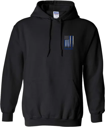Vista 13 de Sudadera con capucha unisex de la bandera americana del color del equipo de fútbol