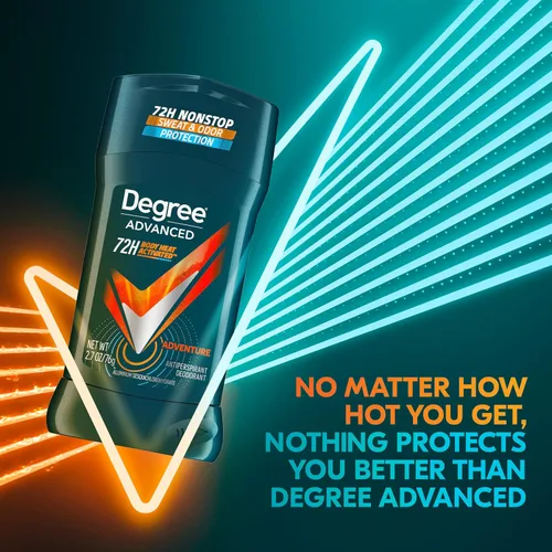 Vista 4 de Degree Men Advanced Protection Desodorante antitranspirante, Adventure, 2.7 oz, paquete de 2