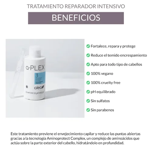 Vista 3 de ALEA - Tratamiento Reparador de Cabello Dañado - Tratamiento Reparador Intensivo A-Plex Nº3 - 8.5 fl oz - Apoya la Fuerza, Reparación y Protegerlo