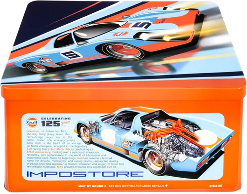 Vista 2 de MPC Gulf Racing Inpostore - Kit de modelo de lata de coleccionista, escala 1:25