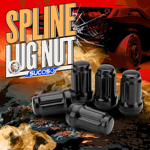 Vista 6 de Tuercas de orejeta negras 1/2-20 para Jeep Wrangler, tuercas de orejeta estriadas 1/2x20 compatibles con Liberty TJ XJ ZJ CJ5 2002-2012, Grand